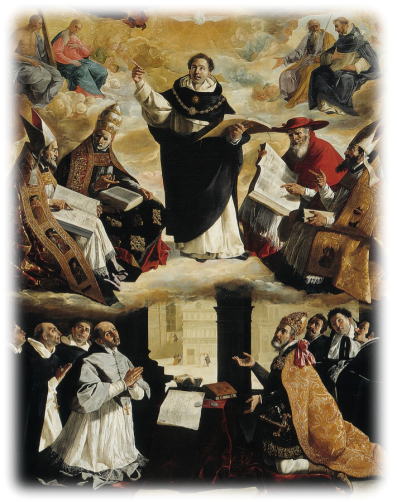 Francisco Zurbaran  The Apotheosis of St.Thomas Aquinas 1631